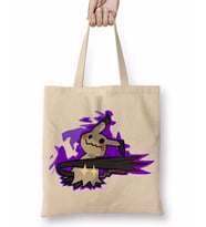 Mimikyu Bez Çanta Uzun Saplı