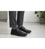 BİCANS B-70914 ERKEK CASUAL DERİ AYAKKABI (Siyah Cilt)