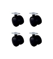 Büyük Plastik Tablalı Teker - 50MM HKS126 - 4 Adet