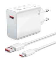 67W Hızlı Şarj Adaptörü USB to Type-C – PD Destekli, Akıllı Hızlı Şarj Başlığı, Güvenli Güç Adaptörü (5668)