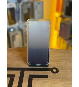 iPhone 7 Plus / 8 Plus Uyumlu Parıltılı Desenli Renkli Şeffaf Silikon Kılıf (Siyah)