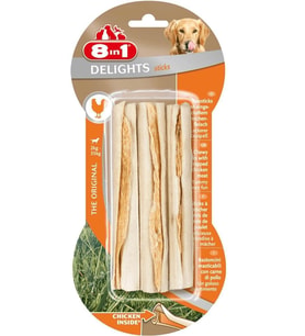 8in1 Delights Sticks Tavuk Eti Dolgulu Ödül Kemiği 75 gr