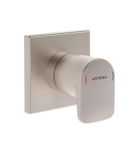 Artema Root Square Ankastre Stop Valf Fırçalı Nikel A4272934