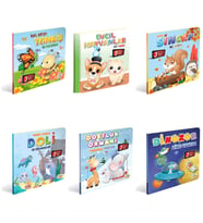 0-6 Yaş Yayınları 3 Boyutlu, Hareketli Kitaplar ı 6lı Set Pop-up Kitaplar