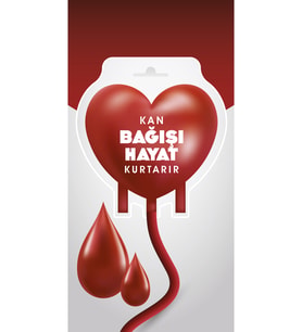 Kan Bağışı Hayat Kurtarır Fotoğraf Panosu Branda 100x200