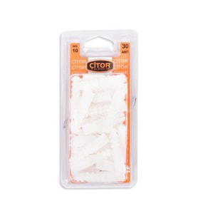 Northcity 080x10 Plastik Dubel – 30 Adet Dayanıklı Duvar Montaj Çözümü
