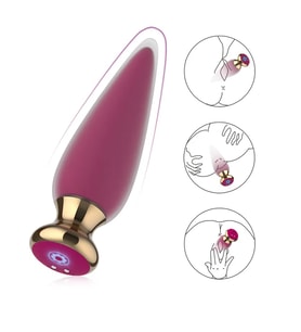 ETSMagaza kablosuz uzaktan vibratör erkekler kadınlar için oyuncak Plug erkek masaj vajina yapay penis vibratör