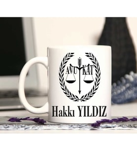 AVUKAT KUPA BARDAK ( FOTOĞRAF BASKILI )