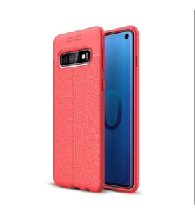 Lexroo Galaxy S10 Kılıf Niss Silikon Kılıf - Kırmızı