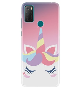 TCL 20E Kılıf Silikon Desen Sweety Unicorn 1737