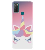 TCL 20E Kılıf Silikon Desen Sweety Unicorn 1737
