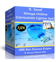 9. Sınıf Kimya Online Görüntülü Eğitim Seti