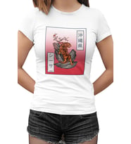 Tiger Beyaz Kadın Tshirt