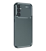 Samsung Galaxy A56 Kılıf Auto Focus Karbon Kapak - Koyu Yeşil