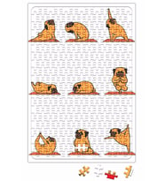 Pug Yoga Puzzle 240 Parça Yapboz