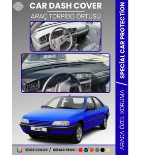 PEUGEOT 405 (1987-1992) Torpido Örtüsü Ön Panel Koruma Tam Uyum UV Koruma Kaymaz Kolay Montaj