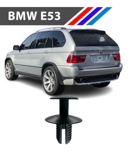 Bmw E53 Davlumbaz Klipsi 100Adetli Paket