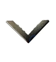 Kitap, Kapak, Menü, Albüm Köşesi, Büyük - 23x40mm, Nikel, 10 Adet