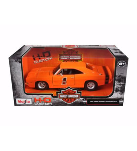 Maisto 1969 Dodge Charger R/T Turuncu 1:25 Model Araba