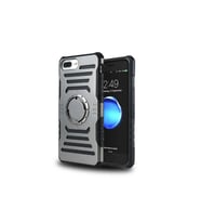 Apple iPhone 7 Plus Uyumlu Kılıf Zore 2 in 1 Kol Bandı (Füme)