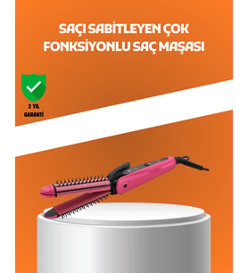 Hızlı Isınan Saç Maşası Ve Düzleştirici  Çift Fonksiyonlu