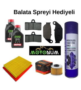 Cf Moto Nk 250 Ön Arka Fren Balata takımı ve Bakım Seti Motul 5100