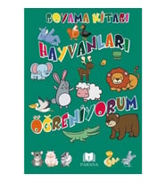 Hayvanları Öğreniyorum - Boyama Kitabı