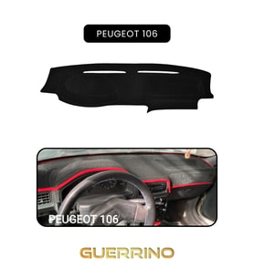 PEUGEOT 106 TORPİDO KORUMA HALISI SİYAH KENAR