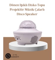 Northcity Galaxy Projektör - Müzik Ritimli Işık Değişimi ve Dönen Dalga Efekti