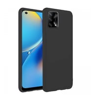 Oppo A74 İnce Mat Silikon Kılıf Siyah