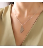 KİŞİYE ÖZEL 925 AYAR SAAT GÖRÜNÜMLÜ GÜMÜŞ KOLYE