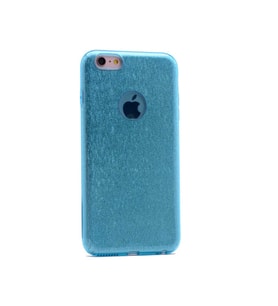 Apple iPhone 7 Uyumlu Kılıf Zore Shining Silikon (Mavi)