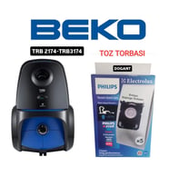 Beko Süpürgesi Toz Torbası 5  Adet Kutulu