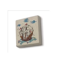 Gemi Baskılı Taş Magnet 5X5