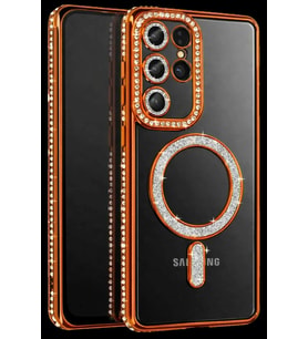 Galaxy S26 Ultra Joke Simli Magneticsafe Kılıf - Turuncu