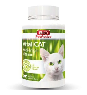 Bio Pet Active VitaliCat Kediler İçin Multi Vitamin (150 Tablet)