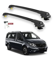 Turtle Mercedes-Benz Tourmalineer (W447) 2015-2025 Ara Atkı Air1 Siyah