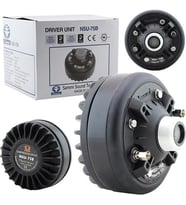 Sammi Unıt NSU-75B 75 Watt 16 Ohm 115DB 150 Hz (Siyah - Beyaz)