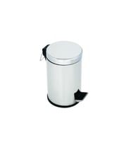 LİDER 3 LT ÇÖP KOVASI (PEDALLI) (Krom)