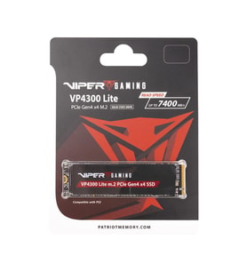 Patriot 1TB Viper VP4300 Lite 1TB 7400-6400MB-s Gen4 x4 NVMe M.2 SSD Disk (VP4300L1TBM28H)