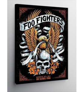Kanvas Tablo Foo Fighters