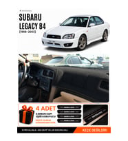 SUBARU LEGACY B4 (1998-2003) Uyumlu Torpido Örtüsü Torpido Kılıfı - Siyah