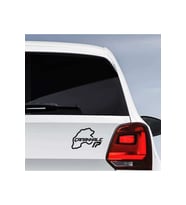 Çanakkale İli 17 Plaka Kodu Oto Sticker 15*10 Cm