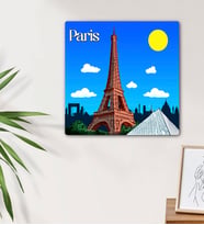 Paris Tasarımlı Mdf Duvar Tablosu