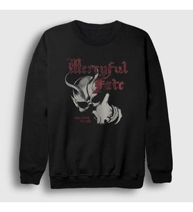 Presmono Unisex Siyah Oath Mercyful Fate Sweatshirt 550657tt