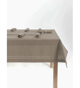 NİVEMESHOME KAHVE 160*220 COLBER MASA ÖRTÜSÜ