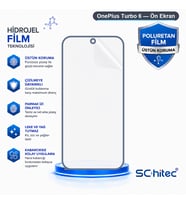 SChitec OnePlus Turbo 6 Uyumlu Ön Yüzey Nano Şeffaf Hidrojel Ekran Koruyucu