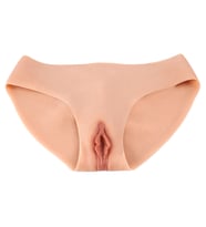 Cross-dressing Penis Gizleyici ve Popo Kaldırıcı Giyilebilir Gerçekçi Külot Vaji