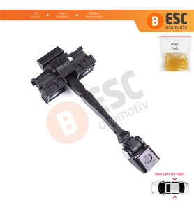 VW Golf Sportsvan AM1 AN1 2014-2020 510839249 İçin Arka Sağ veya Sol Kapı Gergisi