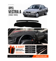 OPEL VECTRA A (1988-1995) Uyumlu Torpido Örtüsü Torpido Kılıfı - Siyah